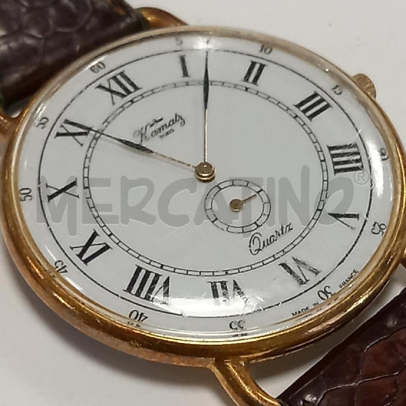 OROLOGIO QUARTZ PARIS KAMATZ NUMERI ROMANI | Mercatino dell'Usato Moncalieri - fr. moriondo 3