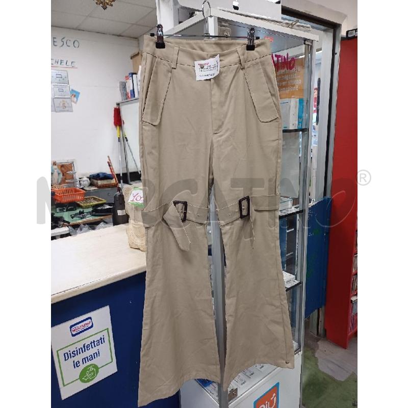 PANTALONE DONNA BEIGE CINTE ZAMPA HAVEONE | Mercatino dell'Usato Moncalieri - fr. moriondo 1