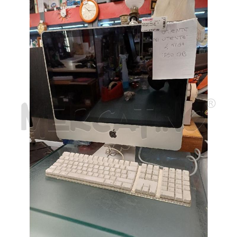 PC APPLE IMAC 4G - 750GB CON TASTIERA | Mercatino dell'Usato Moncalieri - fr. moriondo 1