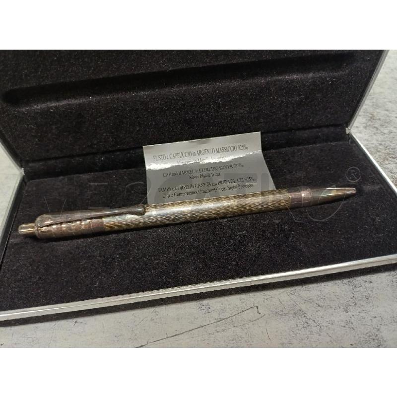 PENNA A SFERA ARGENTATA  | Mercatino dell'Usato Moncalieri - fr. moriondo 1
