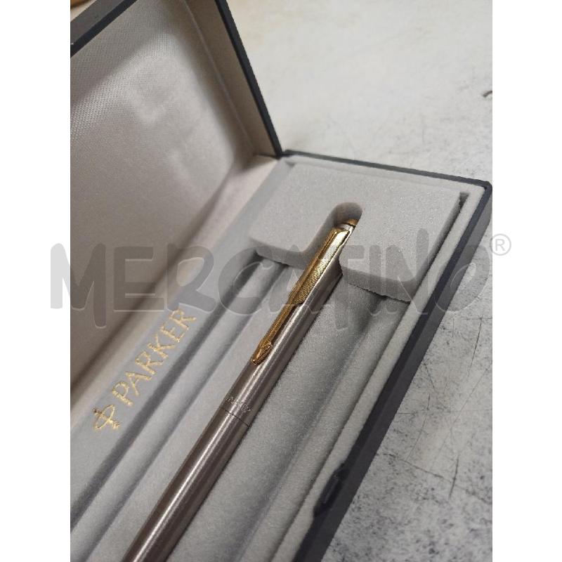 PENNA A SFERA ARGENTATA DORATA PARKER  | Mercatino dell'Usato Moncalieri - fr. moriondo 2