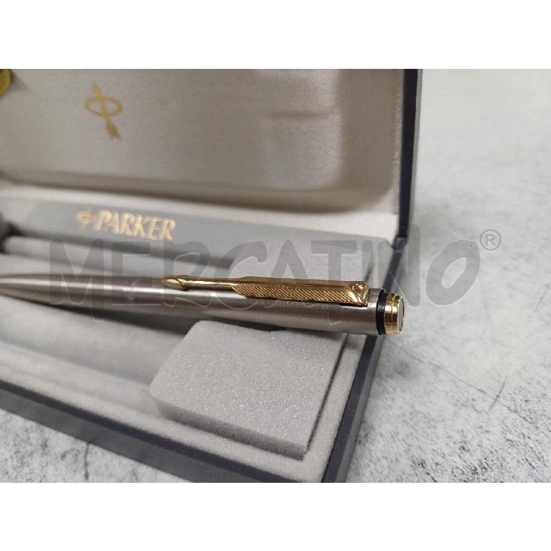 PENNA A SFERA ARGENTATA DORATA PARKER  | Mercatino dell'Usato Moncalieri - fr. moriondo 3