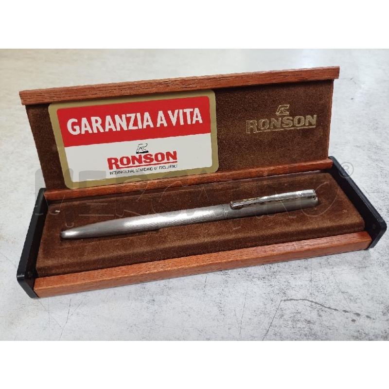 PENNA A SFERA ARGENTATA RONSON | Mercatino dell'Usato Moncalieri - fr. moriondo 1
