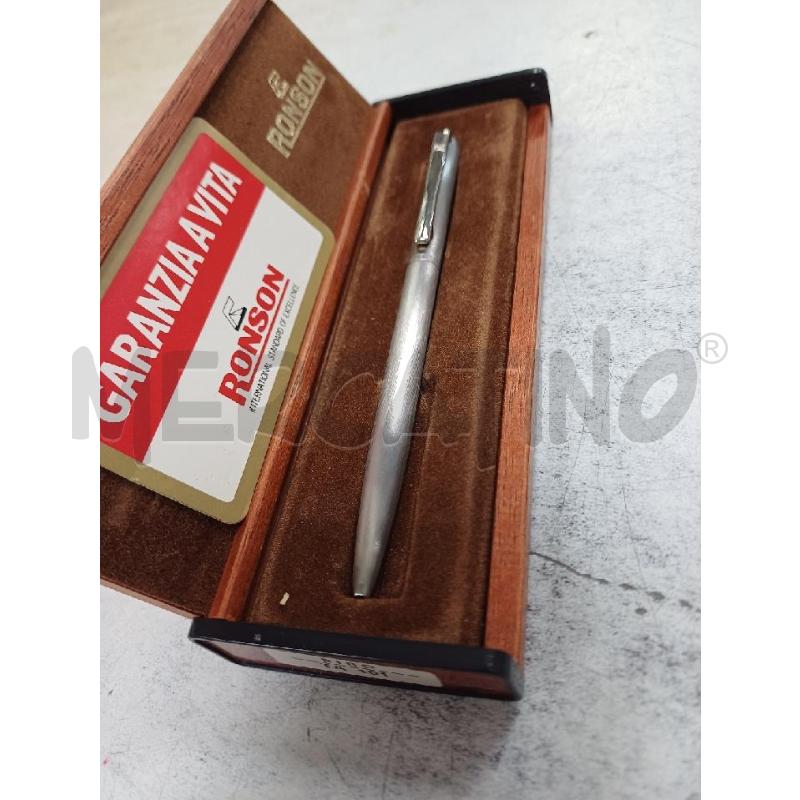 PENNA A SFERA ARGENTATA RONSON | Mercatino dell'Usato Moncalieri - fr. moriondo 2