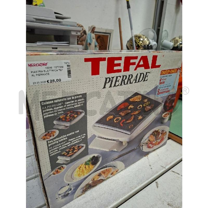 PIASTRA ELETTRICA TEFAL PIERRADE | Mercatino dell'Usato Moncalieri - fr. moriondo 1