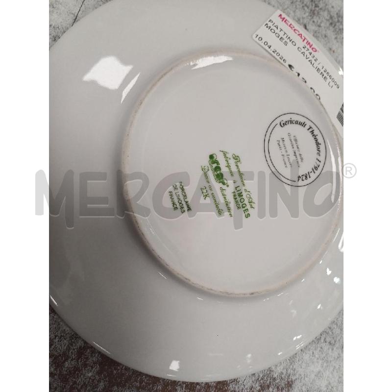 PIATTINO CAVALIERE LIMOGES | Mercatino dell'Usato Moncalieri - fr. moriondo 3