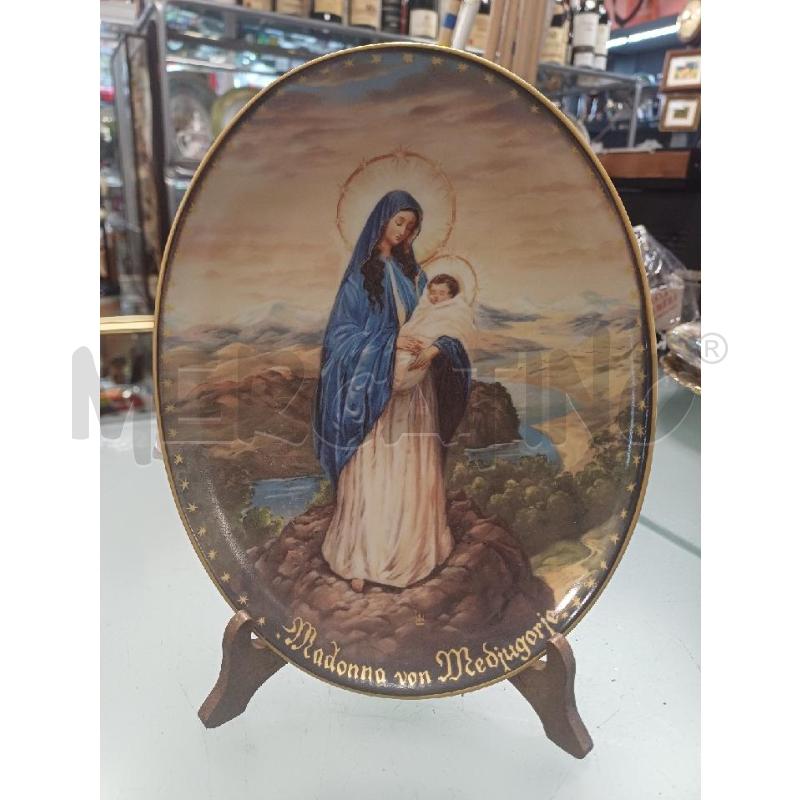 PIATTINO OVALE MADONNA MEDIUGOIRE  | Mercatino dell'Usato Moncalieri - fr. moriondo 1
