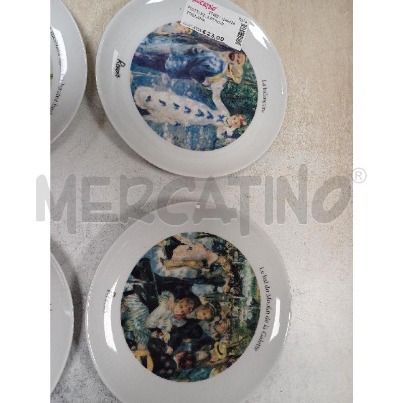 PIATTI PZ. 4 RENOIR  TOGNANA | Mercatino dell'Usato Moncalieri - fr. moriondo 2