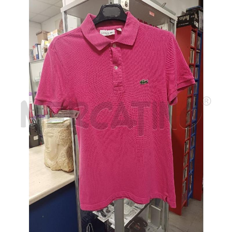 POLO DONNA ROSA BARBIE LACOSTE | Mercatino dell'Usato Moncalieri - fr. moriondo 1