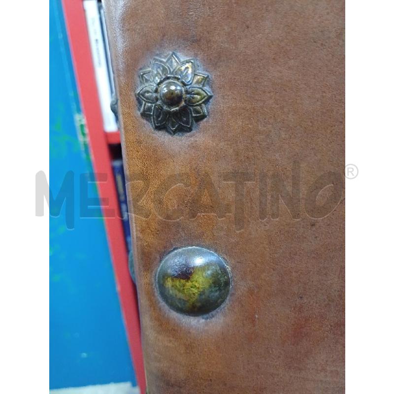 POLTRONA IN STILE LEGNO CUOIO | Mercatino dell'Usato Moncalieri - fr. moriondo 4