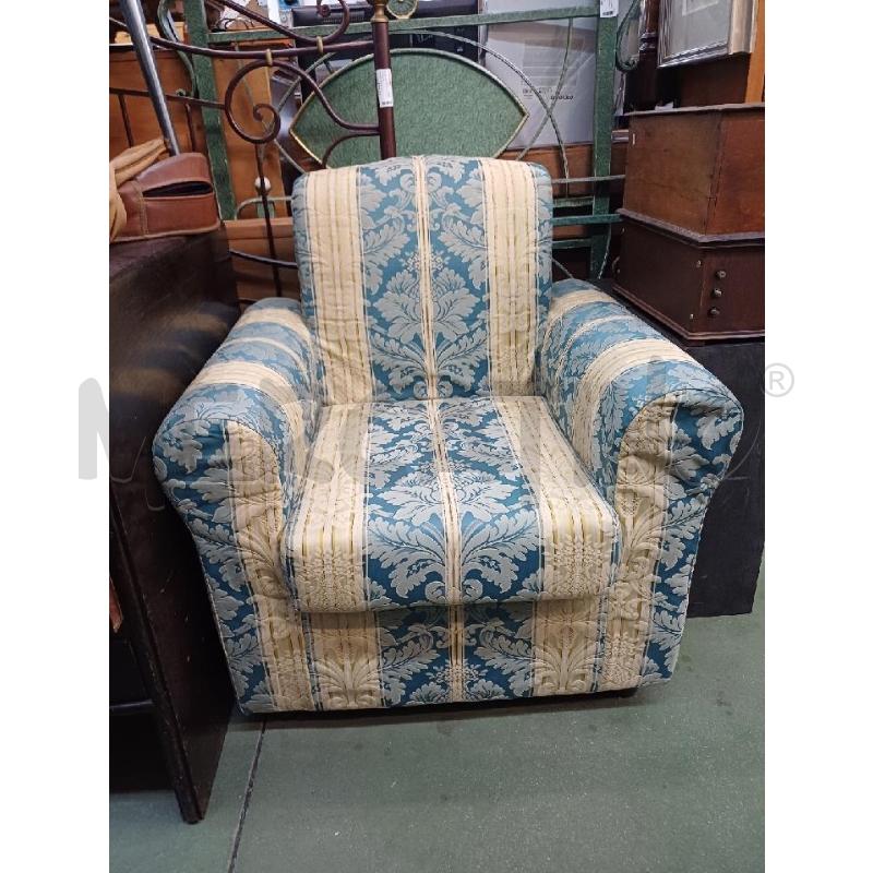 POLTRONCINA BEIGE AZZURRA | Mercatino dell'Usato Moncalieri - fr. moriondo 1
