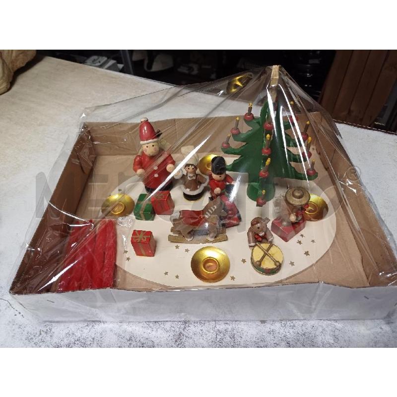 PRESEPE VAL GARDENA ALBERELLO VERDE  | Mercatino dell'Usato Moncalieri - fr. moriondo 1