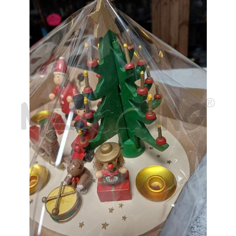 PRESEPE VAL GARDENA ALBERELLO VERDE  | Mercatino dell'Usato Moncalieri - fr. moriondo 4