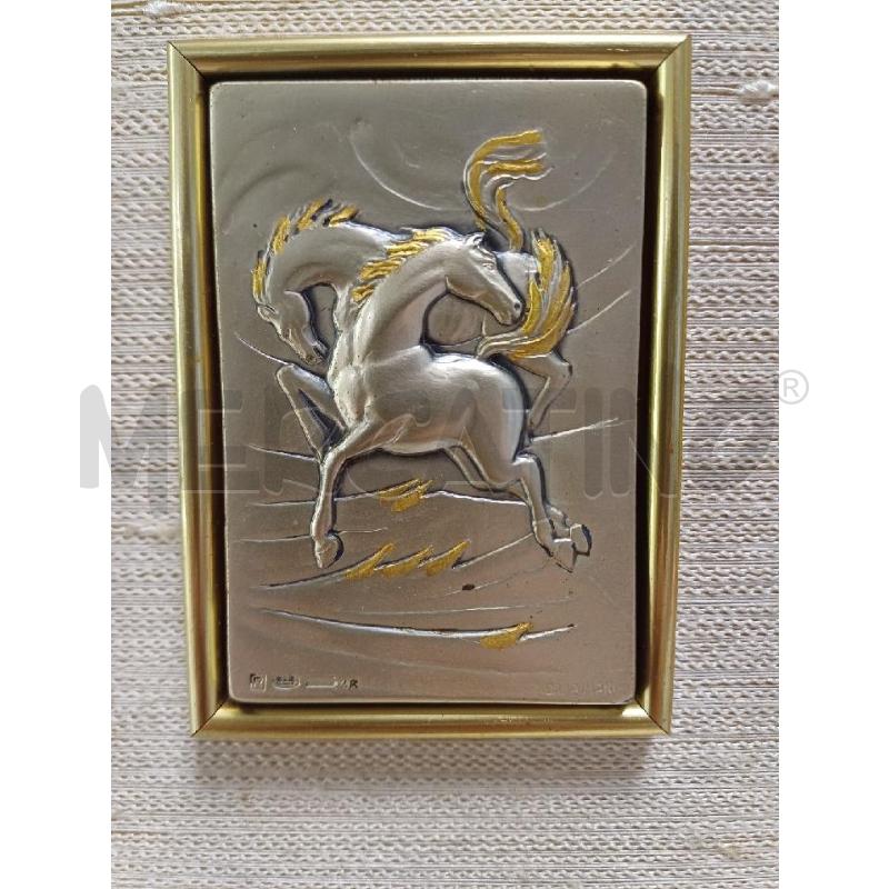 QUADRETTO COPPIA CAVALLI OTTAVIANI  | Mercatino dell'Usato Moncalieri - fr. moriondo 2