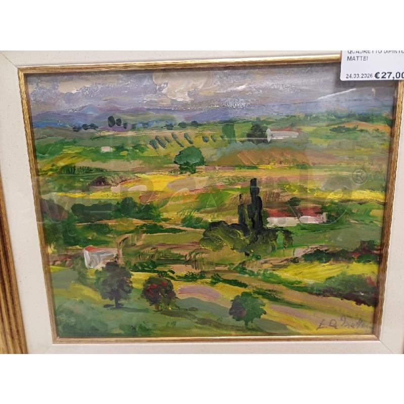 QUADRETTO DIPINTO DE MATTEI | Mercatino dell'Usato Moncalieri - fr. moriondo 3
