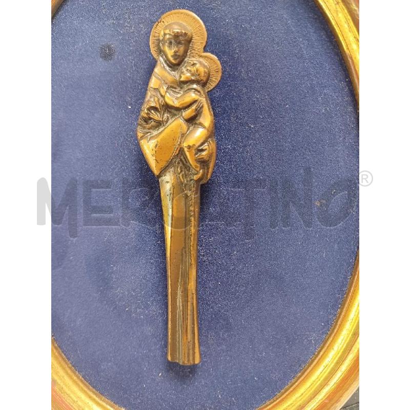 QUADRETTO OVALE STATUETTA SANTINO RAMATO  | Mercatino dell'Usato Moncalieri - fr. moriondo 2