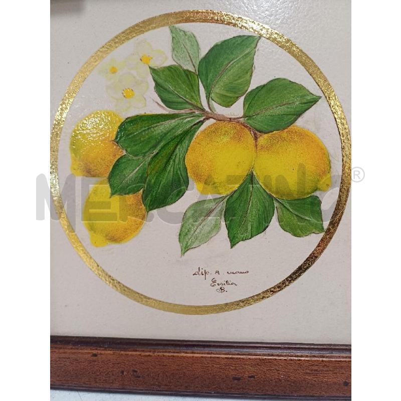 QUADRETTO PIASTRELLA LIMONI | Mercatino dell'Usato Moncalieri - fr. moriondo 2