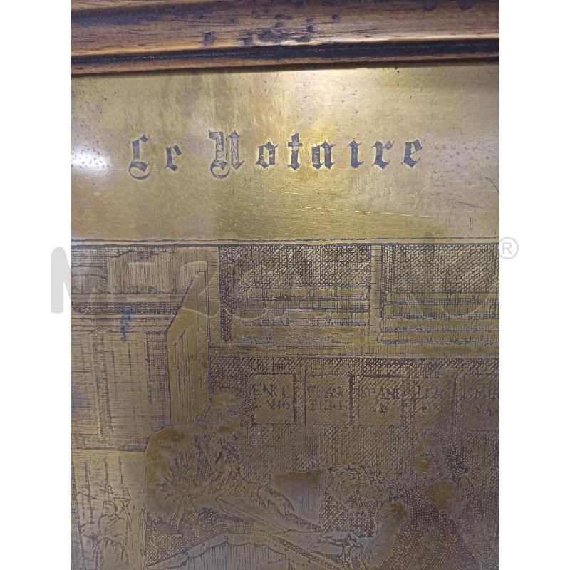 QUADRETTO TARGHETTA INCISA LE NOTAIRE  | Mercatino dell'Usato Moncalieri - fr. moriondo 3