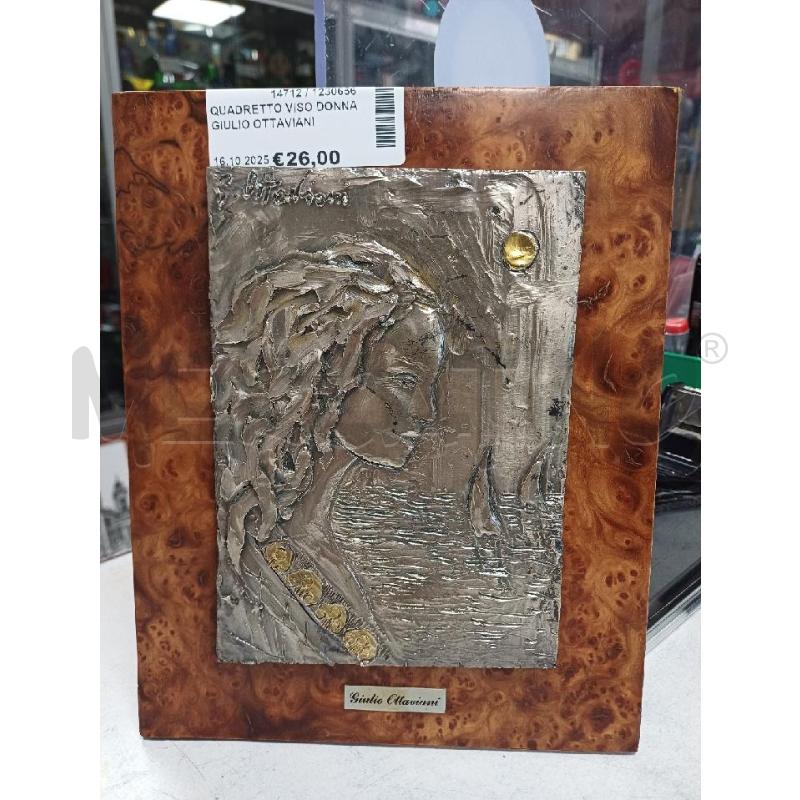 QUADRETTO VISO DONNA GIULIO OTTAVIANI | Mercatino dell'Usato Moncalieri - fr. moriondo 2