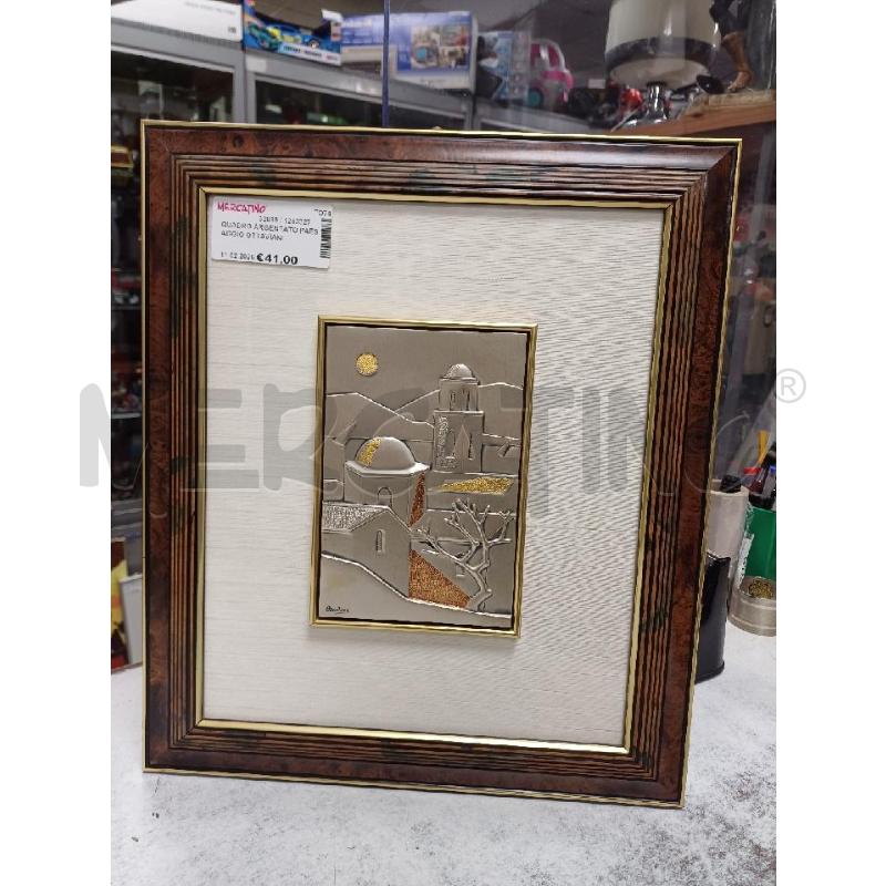 QUADRO ARGENTATO PAESAGGIO OTTAVIANI | Mercatino dell'Usato Moncalieri - fr. moriondo 1
