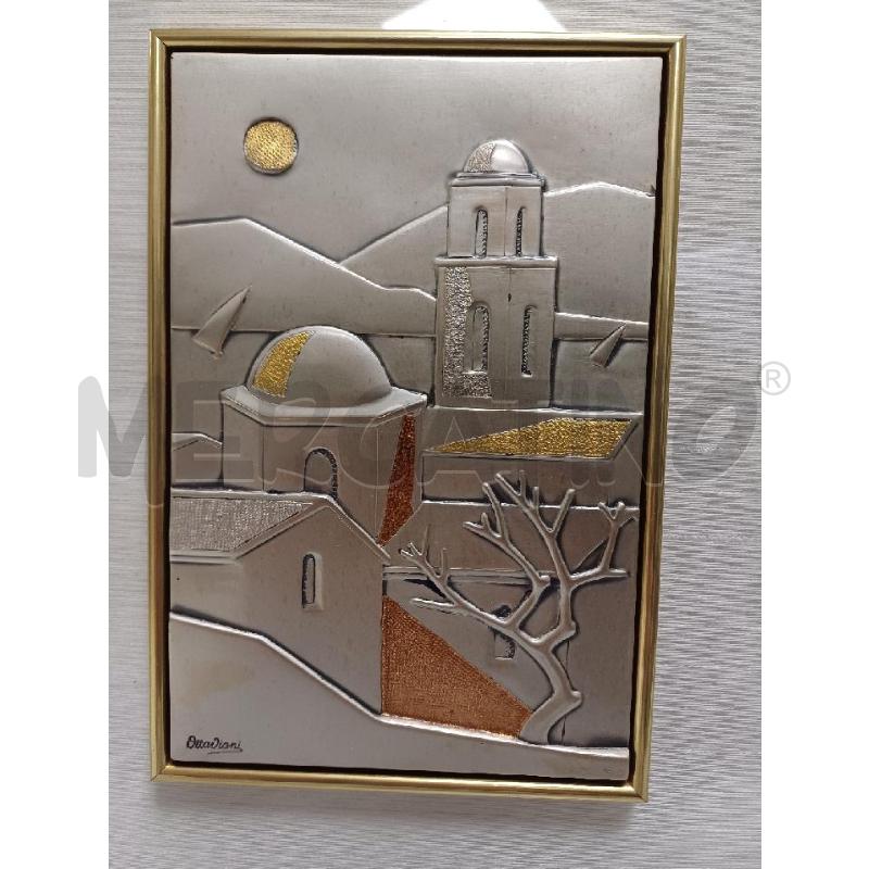 QUADRO ARGENTATO PAESAGGIO OTTAVIANI | Mercatino dell'Usato Moncalieri - fr. moriondo 2
