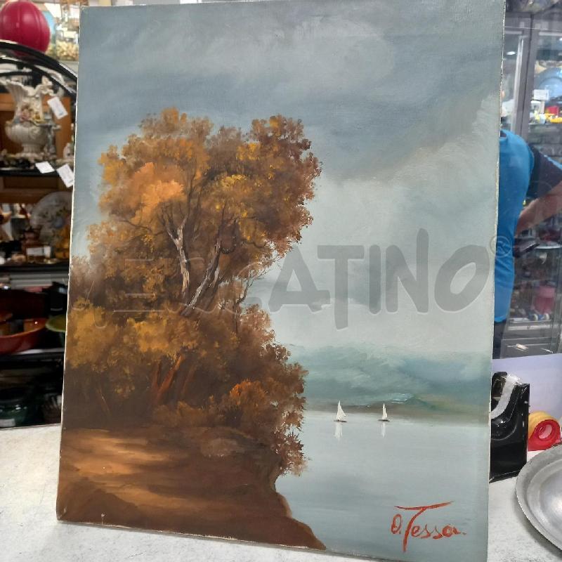 QUADRO DIPINTO ALBERI O. TESSA | Mercatino dell'Usato Moncalieri - fr. moriondo 1