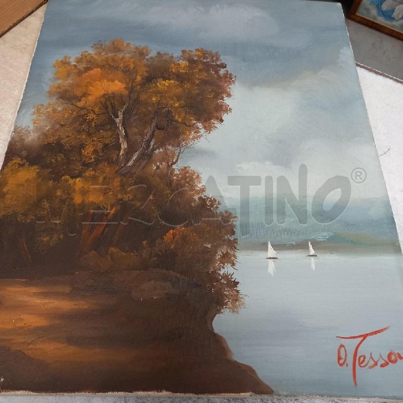 QUADRO DIPINTO ALBERI O. TESSA | Mercatino dell'Usato Moncalieri - fr. moriondo 4