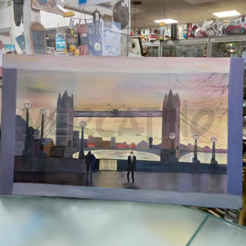 QUADRO DIPINTO LONDRA 100 X 60 | Mercatino dell'Usato Moncalieri - fr. moriondo 1