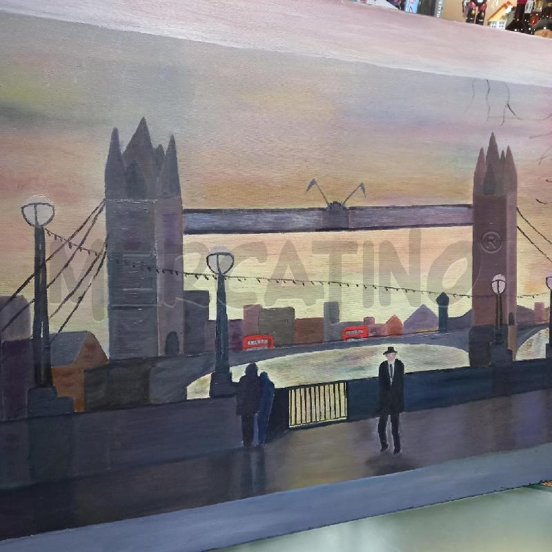 QUADRO DIPINTO LONDRA 100 X 60 | Mercatino dell'Usato Moncalieri - fr. moriondo 2