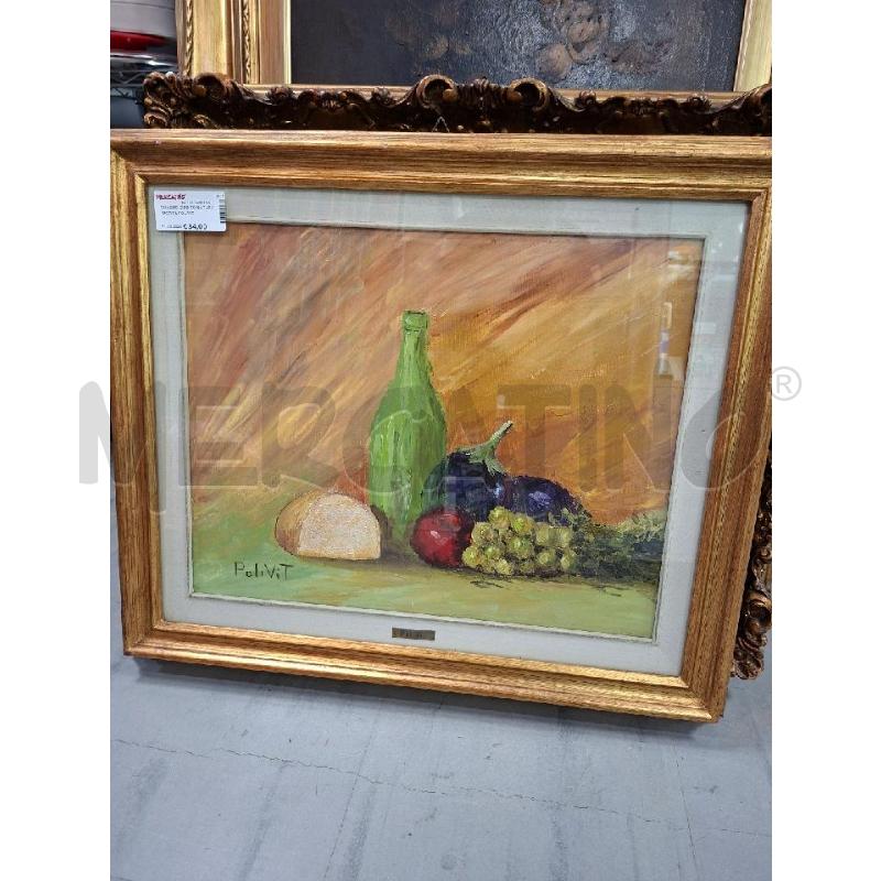 QUADRO DIPINTO NATURA MORTA POLIVIT | Mercatino dell'Usato Moncalieri - fr. moriondo 1