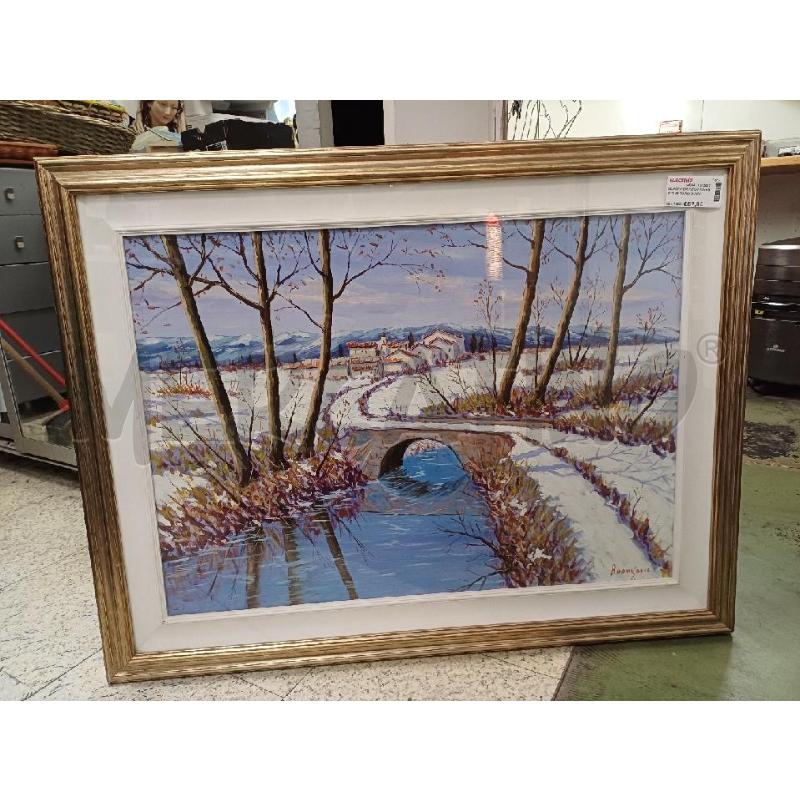 QUADRO DIPINTO PRIMANEVE ANTONIO BUONPANE | Mercatino dell'Usato Moncalieri - fr. moriondo 1