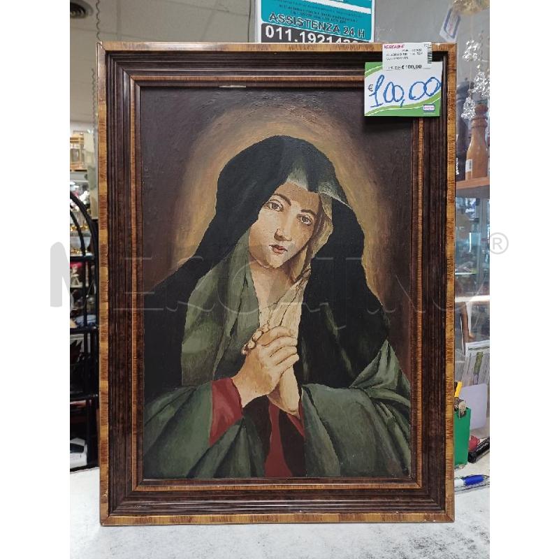 QUADRO DIPINTO SU TAVOLA MADONNA  | Mercatino dell'Usato Moncalieri - fr. moriondo 1