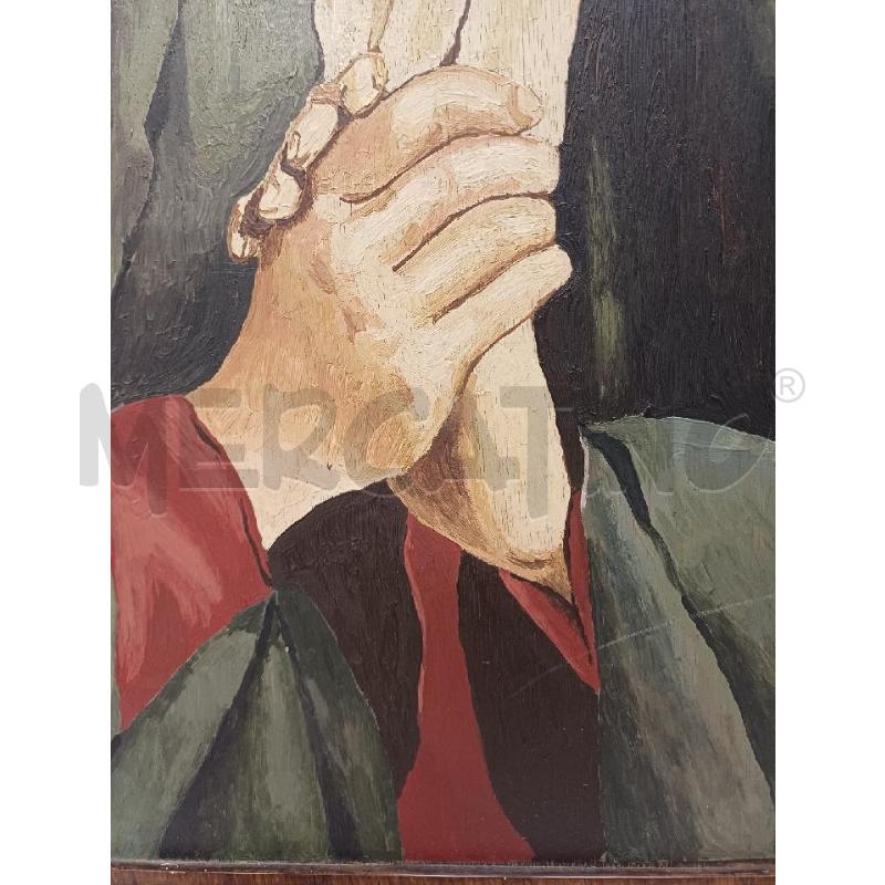 QUADRO DIPINTO SU TAVOLA MADONNA  | Mercatino dell'Usato Moncalieri - fr. moriondo 3