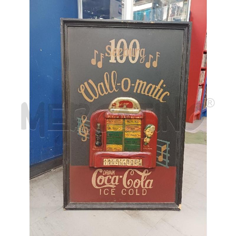 QUADRO LEGNO COCA COLA | Mercatino dell'Usato Moncalieri - fr. moriondo 1