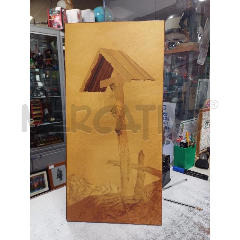 QUADRO LEGNO GESU' IN CROCE | Mercatino dell'Usato Moncalieri - fr. moriondo 1