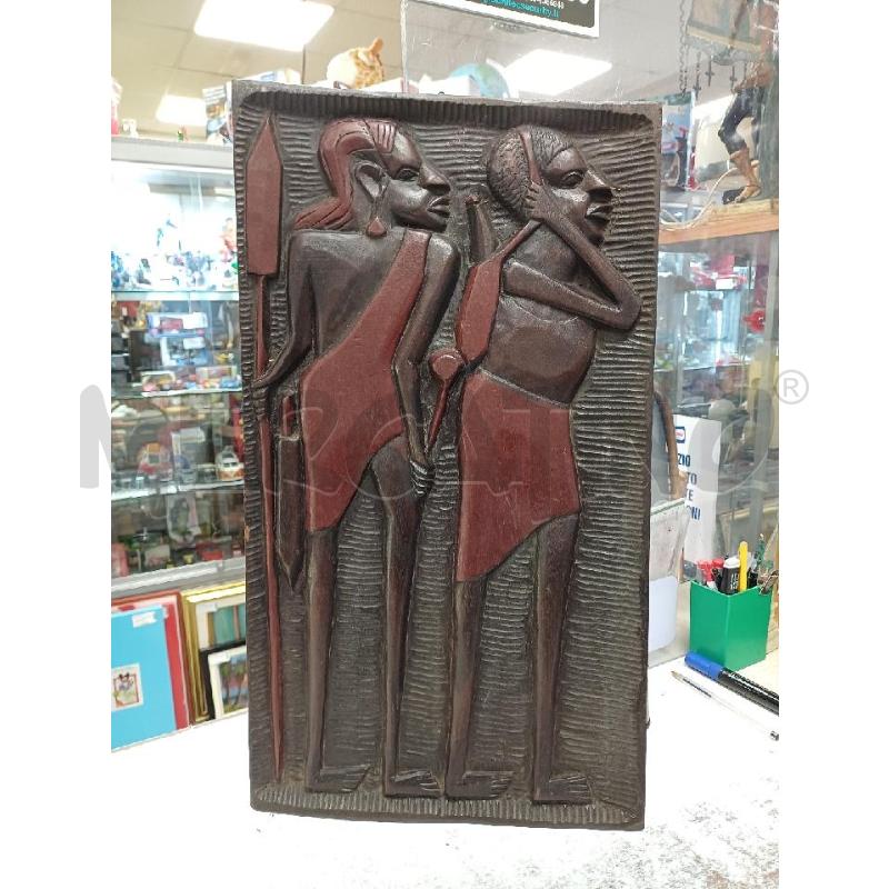 QUADRO LEGNO INDIGENI ETNICO | Mercatino dell'Usato Moncalieri - fr. moriondo 1