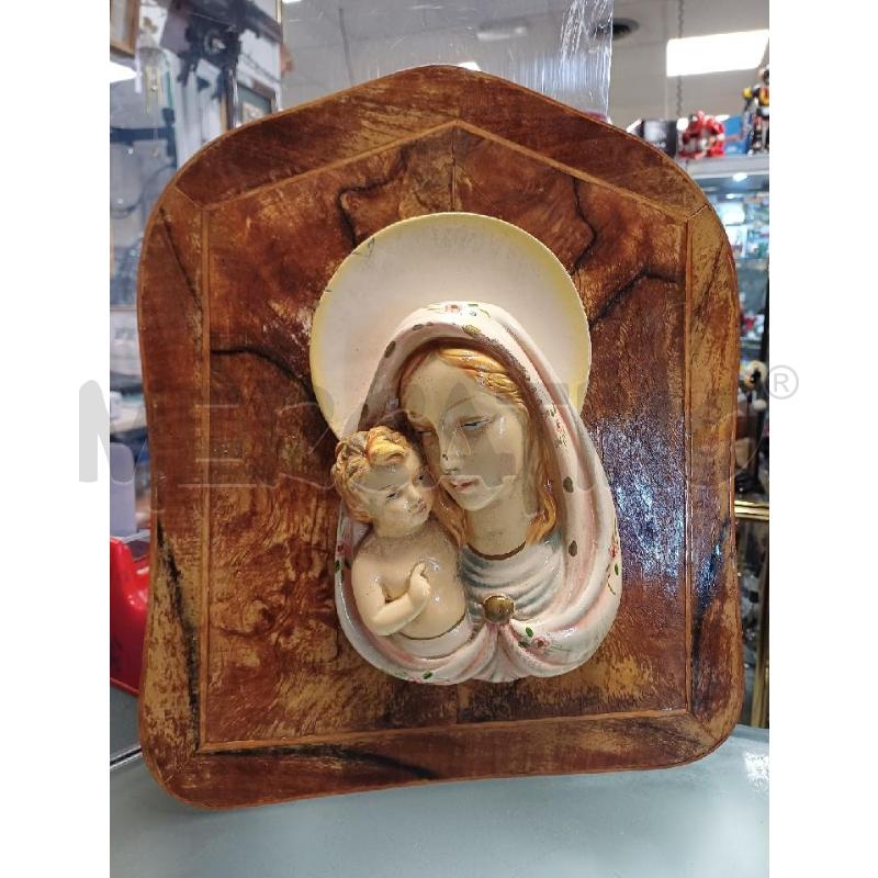 QUADRO MADONNA BASE LEGNO | Mercatino dell'Usato Moncalieri - fr. moriondo 1