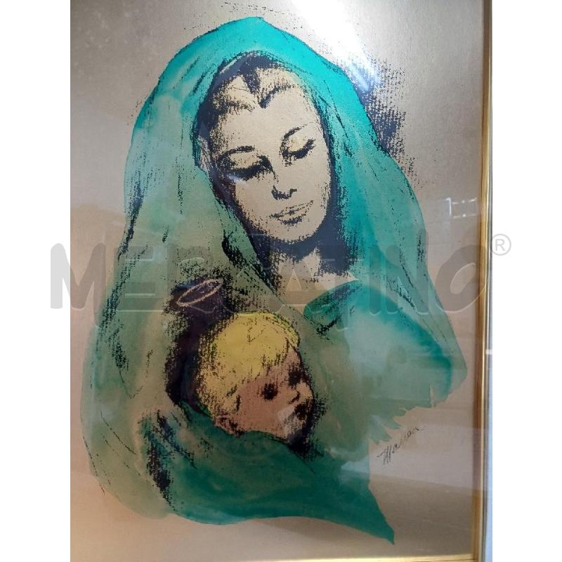 QUADRO MADONNA LAMINA DORATA | Mercatino dell'Usato Moncalieri - fr. moriondo 3