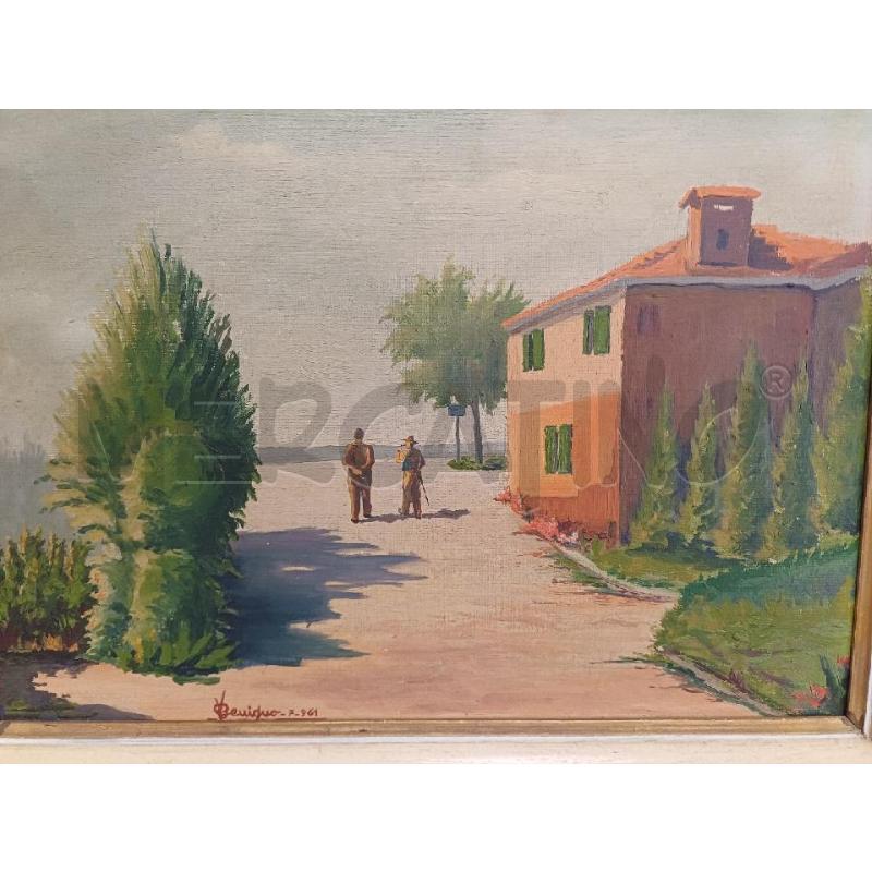 QUADRO PAESAGGIO DEL 1961 | Mercatino dell'Usato Moncalieri - fr. moriondo 2