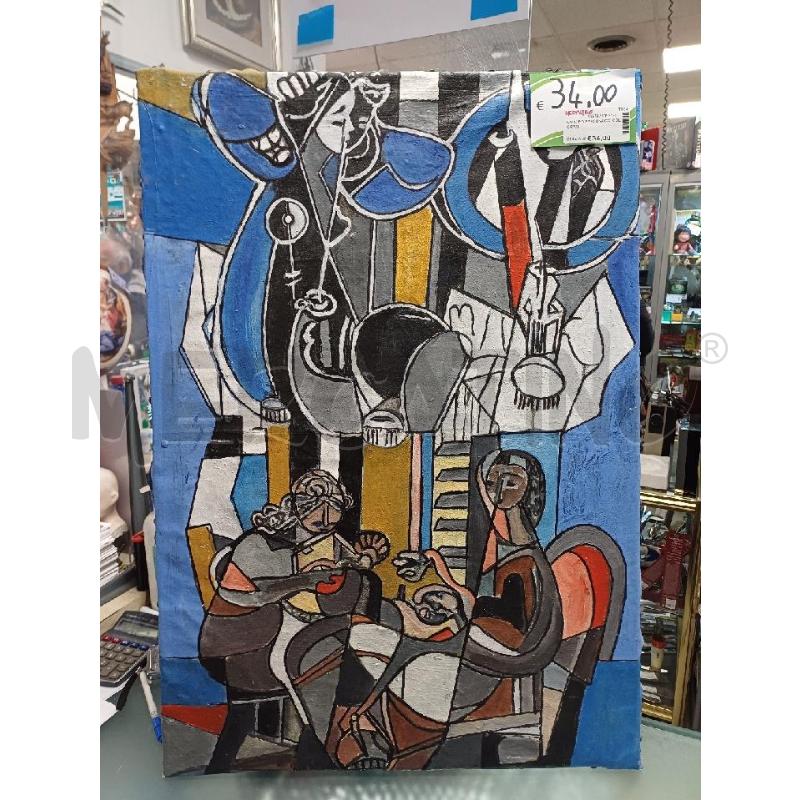 QUADRO PERSONAGGI COLORATI  | Mercatino dell'Usato Moncalieri - fr. moriondo 1