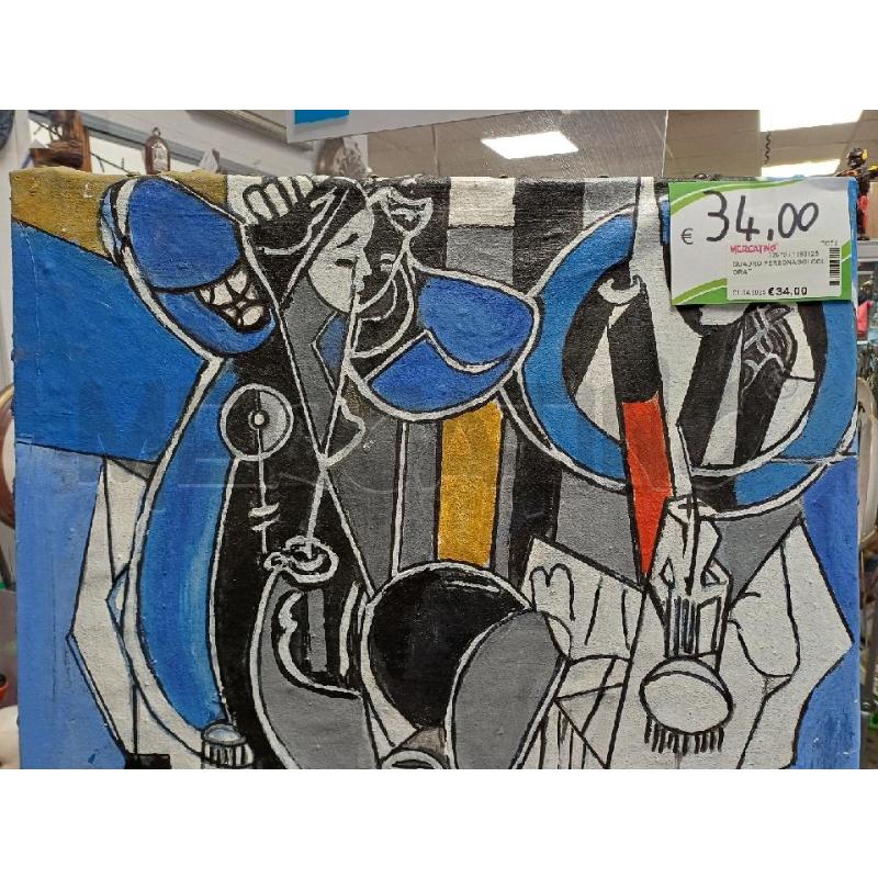 QUADRO PERSONAGGI COLORATI  | Mercatino dell'Usato Moncalieri - fr. moriondo 4