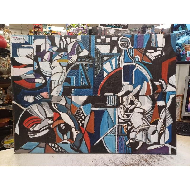 QUADRO PIEDI MANI BLU BIANCO | Mercatino dell'Usato Moncalieri - fr. moriondo 1