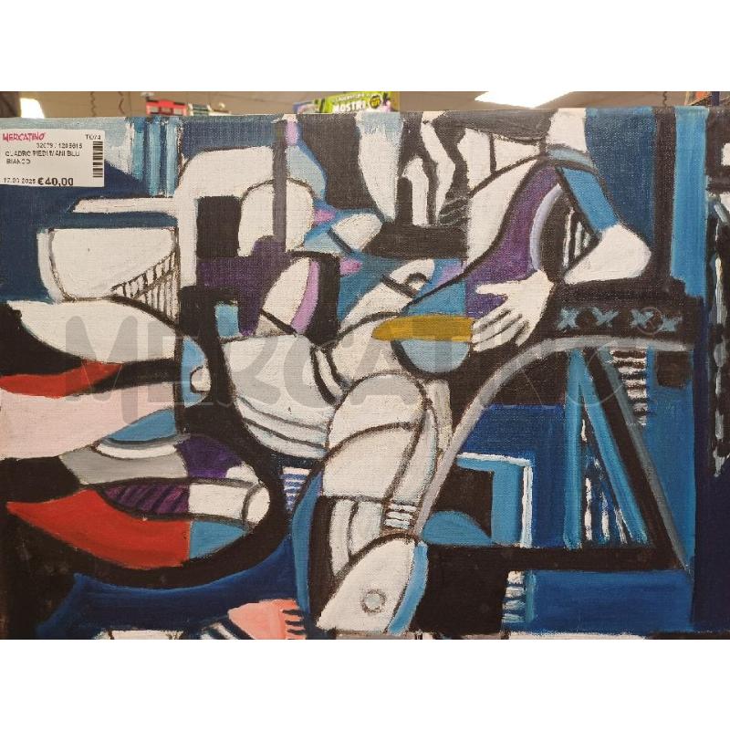 QUADRO PIEDI MANI BLU BIANCO | Mercatino dell'Usato Moncalieri - fr. moriondo 2