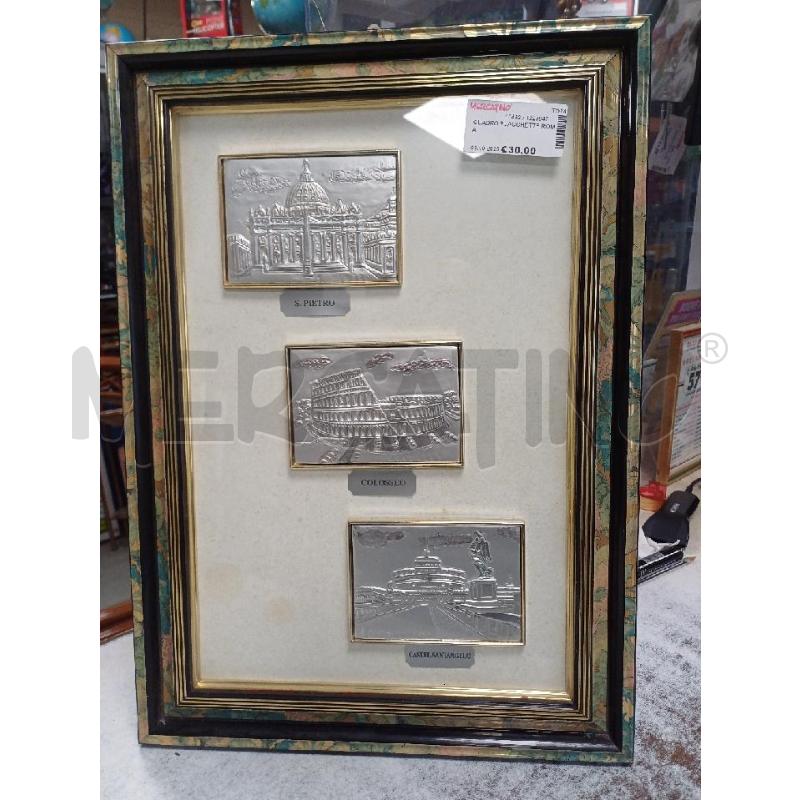 QUADRO PLACCHETTE ROMA  | Mercatino dell'Usato Moncalieri - fr. moriondo 1
