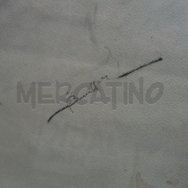 QUADRO VOLTO UOMO CARBONCINO FIRMATO | Mercatino dell'Usato Moncalieri - fr. moriondo 3