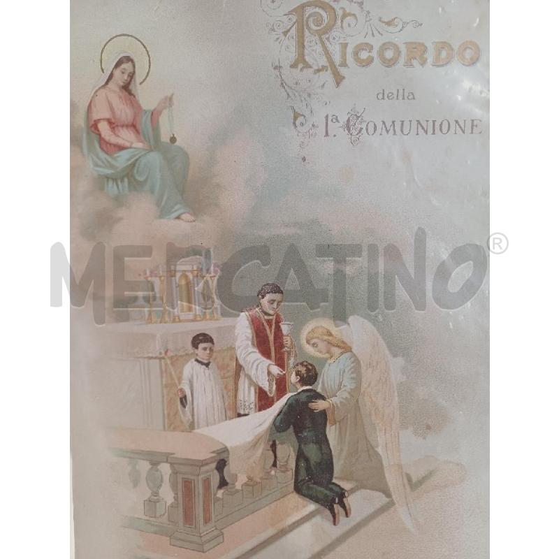 RICORDO PRIMA COMUNIONE 1900  Mercatino dell'Usato Moncalieri - fr.  moriondo