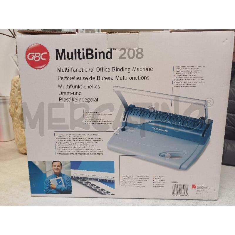 RILEGATRICE GBC MULTIBIND 208 | Mercatino dell'Usato Moncalieri - fr. moriondo 1