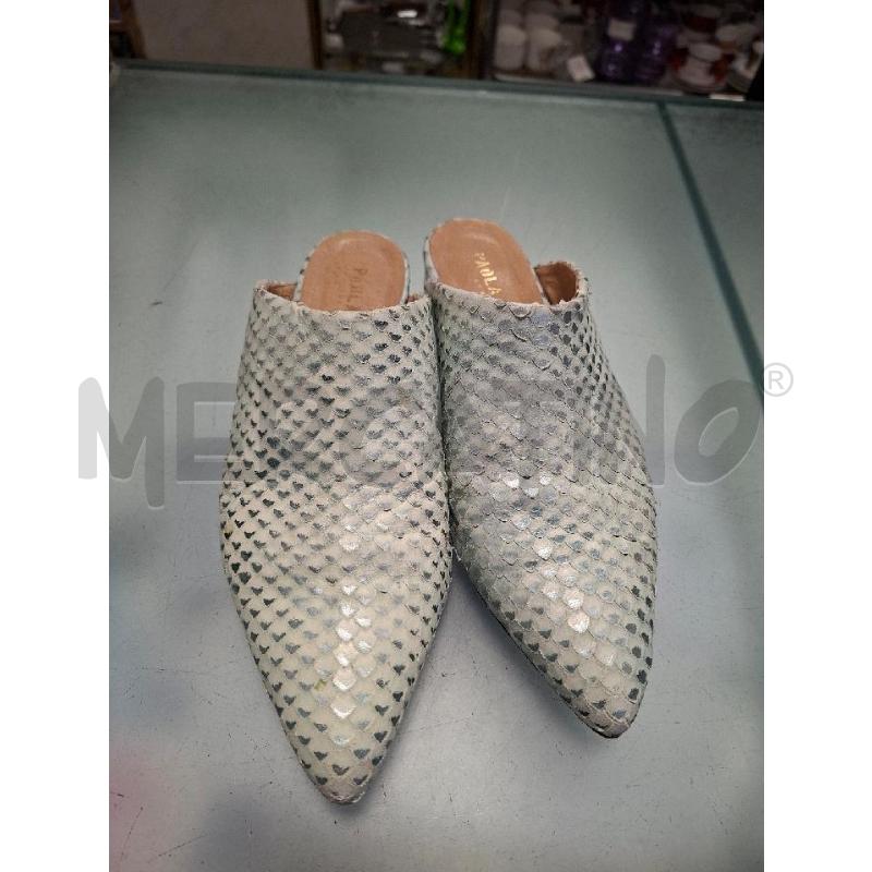SABOT AZZURRO PITONATE PAOLA FERRI  | Mercatino dell'Usato Moncalieri - fr. moriondo 1