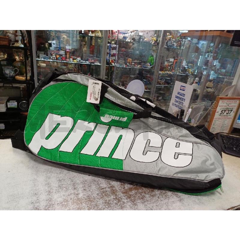 SACCA PORTA RACCHETTE TENNIS PRINCE VERDE GRIGIA | Mercatino dell'Usato Moncalieri - fr. moriondo 1