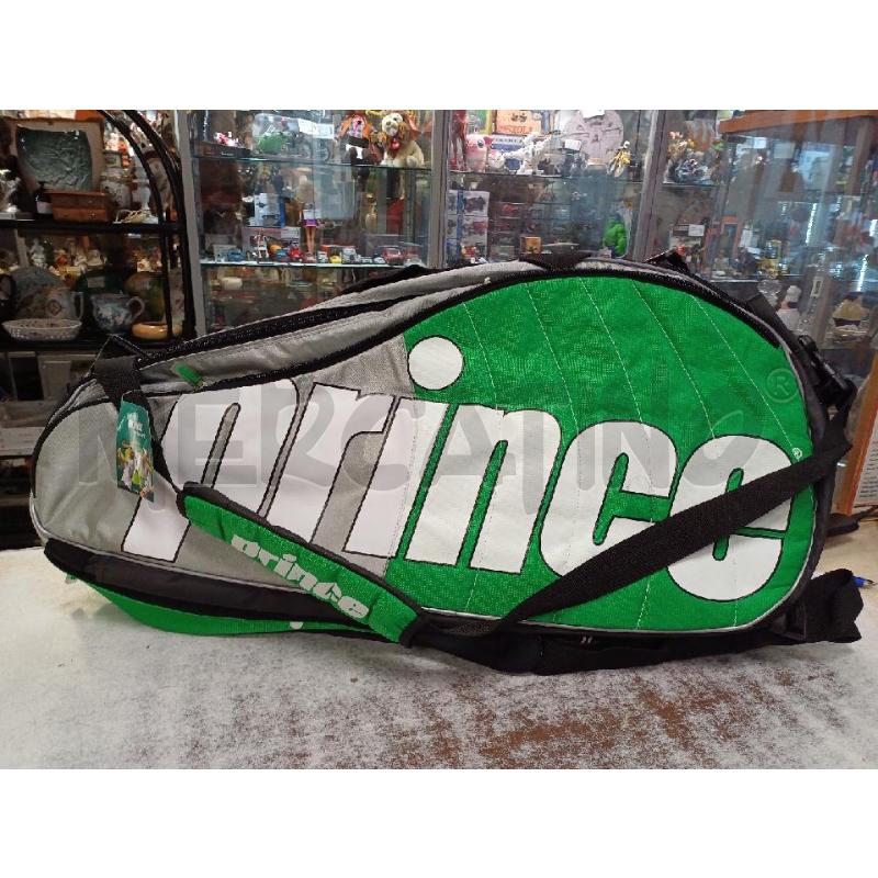 SACCA PORTA RACCHETTE TENNIS PRINCE VERDE GRIGIA | Mercatino dell'Usato Moncalieri - fr. moriondo 2